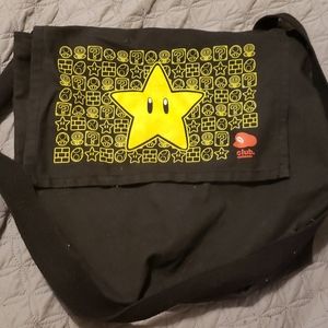 Club Nintendo Power Star Canvas Messenger Bag